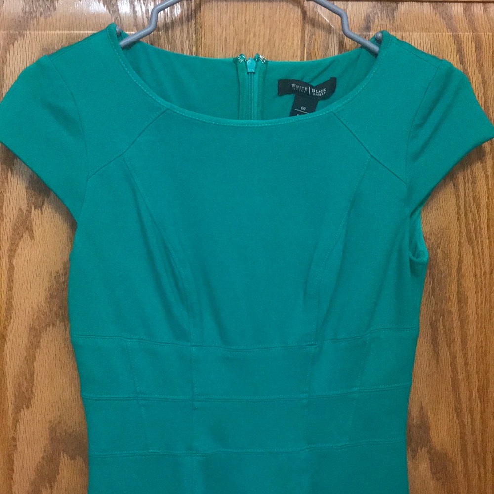 Green cocktail dress